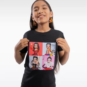 POLO MILEDOLLS - NEGRO (NIÑO UNISEX)