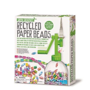 Kit Creatividad Verde Mostacillas de Papel Reciclado - 4M