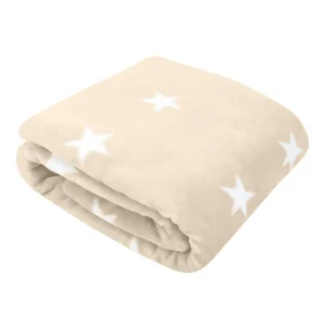 Frazada para Bebé Súper Suave - Estrellas Beige