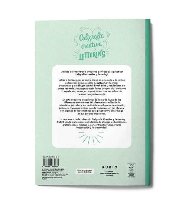 Caligrafía creativa y lettering. Naturaleza y medioambiente | Nácher Rodríguez, Beatriz - Imagen 2
