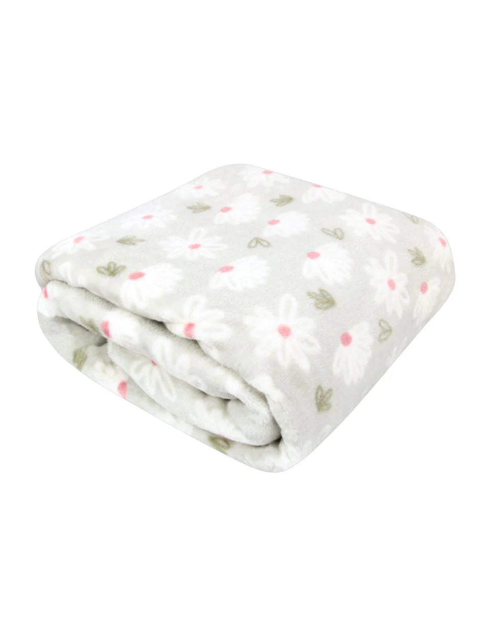 Cobijita para Bebé Súper Suave - Florecitas - Imagen 2