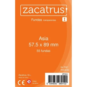 Fundas de cartas 57.5 x 89 mm 55 uds Modelo Asia