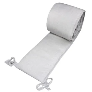 Protector para Cuna Gris Percal