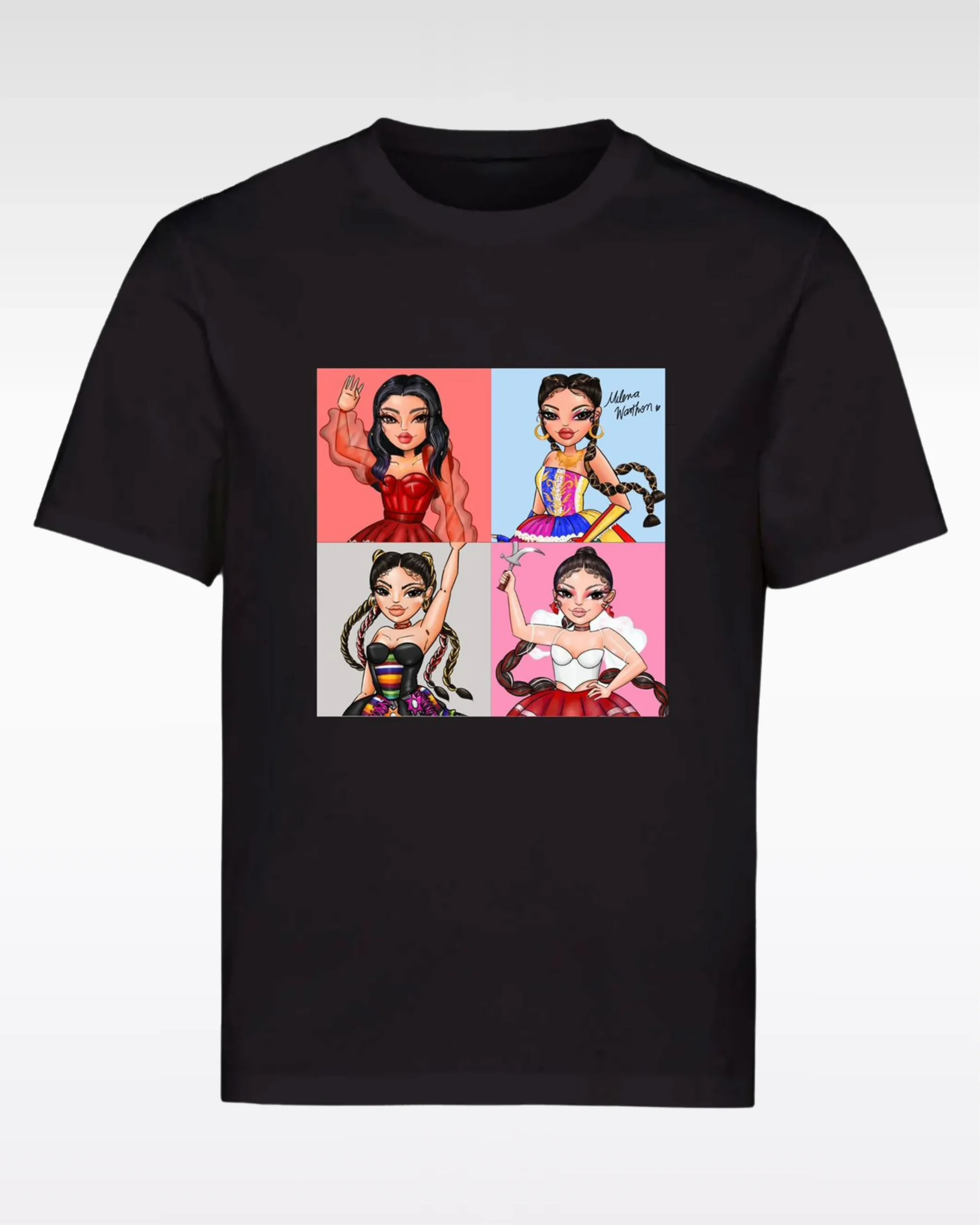 POLO MILEDOLLS - NEGRO (NIÑO UNISEX) - Imagen 2