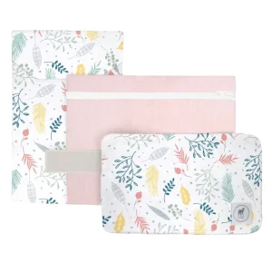 Set de 3 Estuches Organizadores - Niña (Flores + Rosa)
