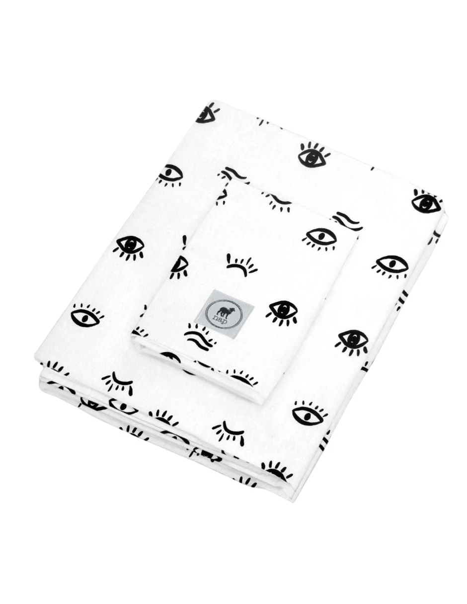 Juego de Sábanas de 3 Piezas para Cuna Ojitos - Imagen 2