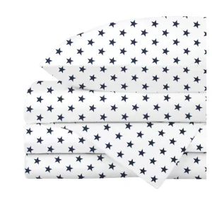 Juego de Sábanas 3 Piezas para Cama Cuna Estrellas