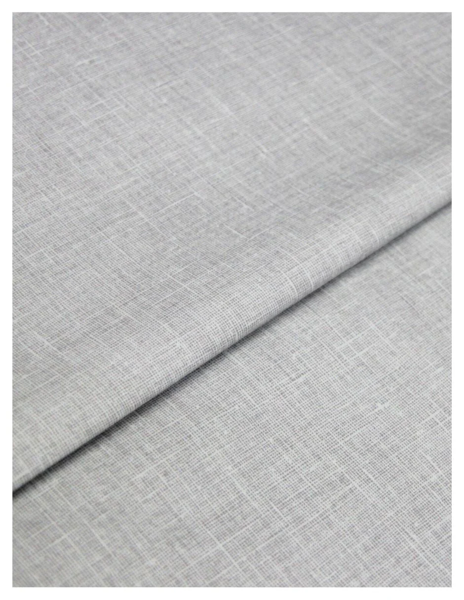 Tela Percal Gris - 100% Algodón