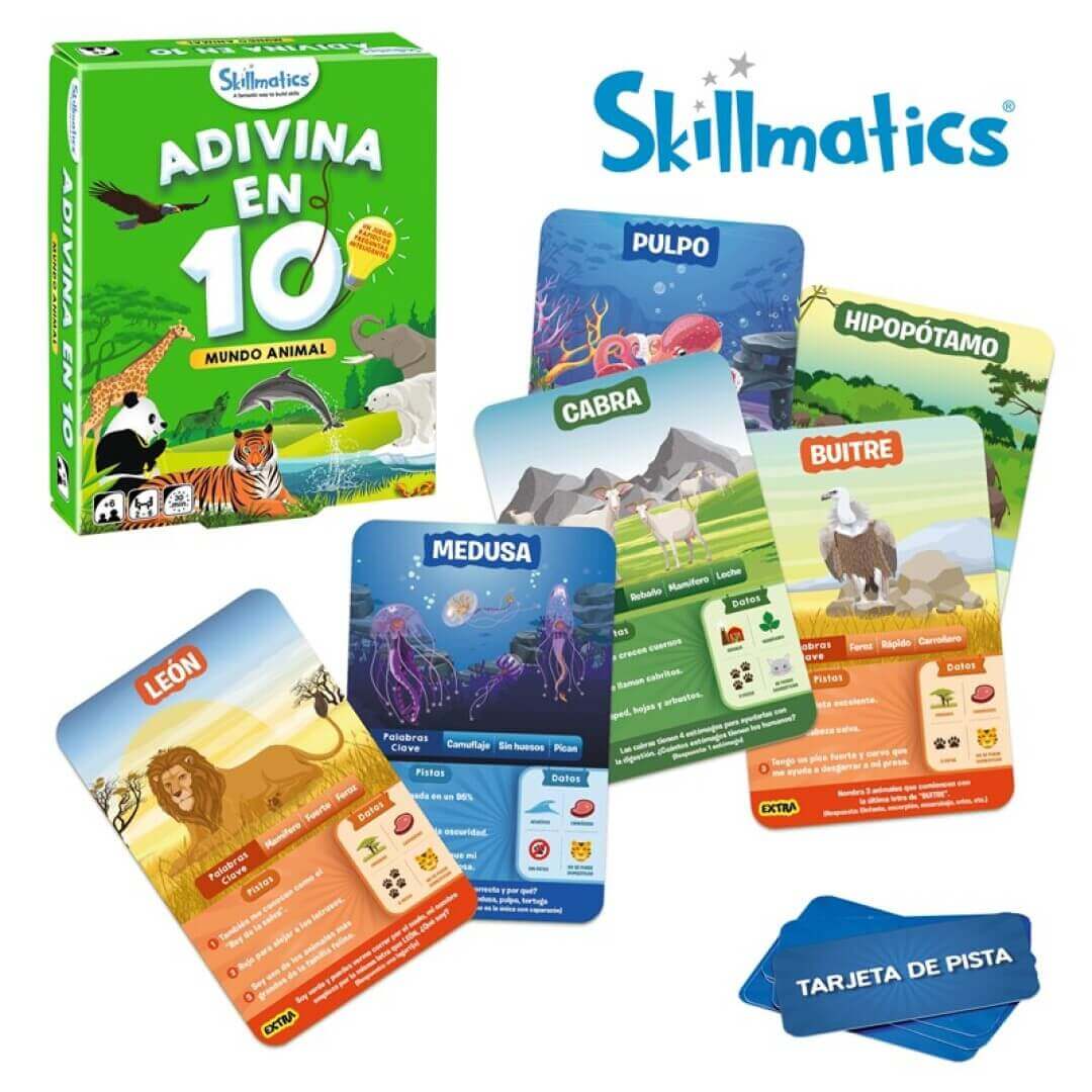 Adivina en 10 Mundo Animal - Juego de mesa - Ludilo - Desde 6 años