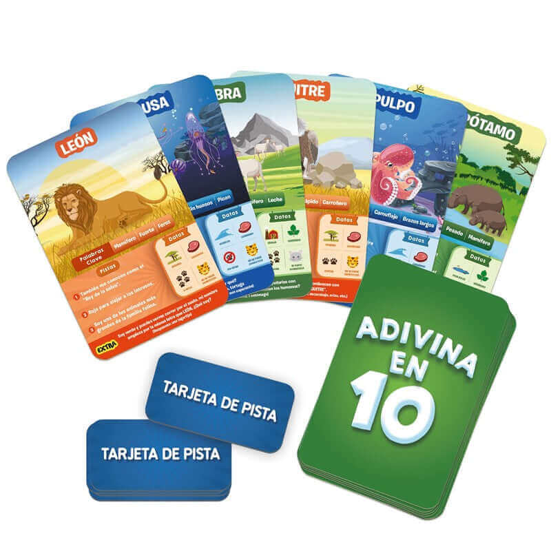 Adivina en 10 Mundo Animal - Juego de mesa - Ludilo - Desde 6 años - Imagen 2