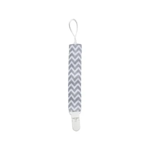 Portachupete Chevron gris - Algodones