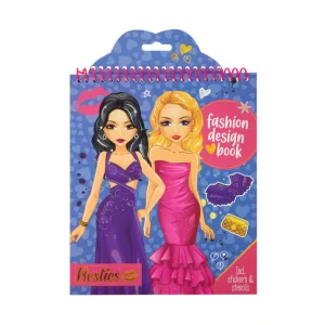 Libro de diseño de modas morado - Besties
