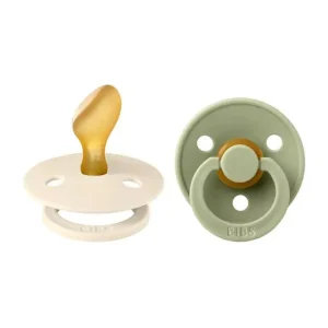 Chupete Anatómico x2 Talla 2 Ivory & Sage - Bibs