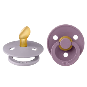 Chupete Anatómico X2 Talla 1 Fossil Grey Mauve - Bibs