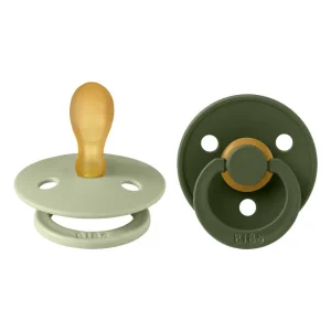 Chupete Bibs Simétrico x2 Sage & Hunter Green talla 2