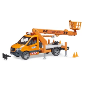 Mercedez Benz Sprinter con plataforma de trabajo 02679 - Escala 1:16- Bruder