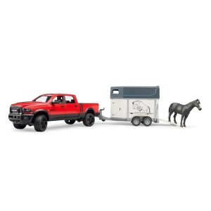 RAM 2500 Power Wagon trailer con caballo 02501- Escala 1:16