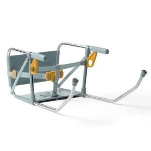 Silla de comer para bebés plegable Clak Salvia 2.0