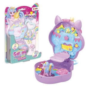 Set de juego coleccionable Unicornio Arcoíris Galupy in My Pocket - Craze