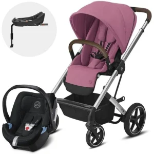 Coche Balios S Lux  Slv Magnolia Pink + Aton 5+ Base