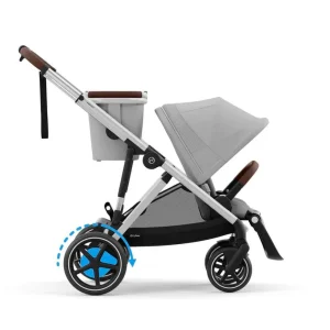Coche de paseo e-Gazelle S Silver Stone Grey - Cybex