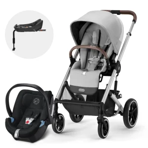 Travel System Coche Balios S  Lux 3.0  SLV Lava Grey+ Aton 5+ Base