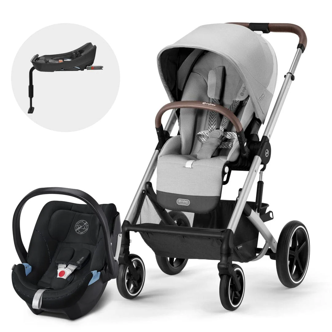 Travel System Coche Balios S Lux 3.0 SLV Lava Grey+ Aton 5+ Base
