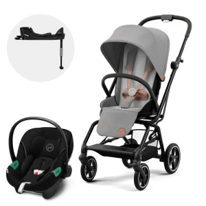 Travel System Coche Eezy S twist+ BLK lava grey + Aton S2 + Base