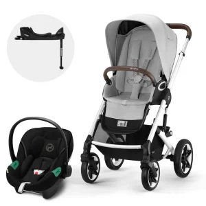 Travel System Talos S Lux 2.0 SLV Lava Grey + Aton S2 - Cybex