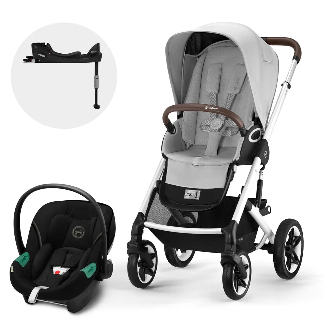 Travel System Talos S Lux 2.0 SLV Lava Grey + Aton S2 - Cybex
