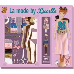 Kit de vestir muñecas La Moda de Lucille - Design by Djeco