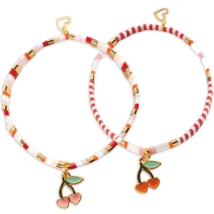 Pulseras duo cerezas