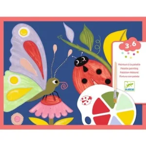 Set Pintura con paleta Los bichitos - Design By Djeco