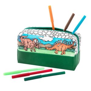 Kit Colorea tu Propio Estuche Dinosaurios - Dinosaur Expedition