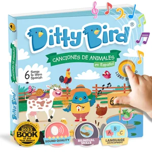 Libro Interactivo Canciones de Animales en español - Ditty Bird
