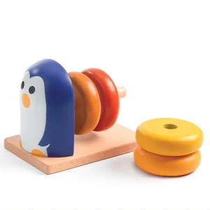 Juego apilable de madera Penguin