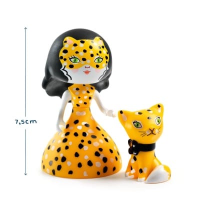 Figura coleccionable Féline & Léo Arty Toys- Djeco - Imagen 2