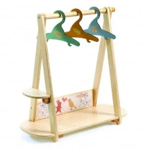 Perchero para ropa de muñeca Pomea - Djeco