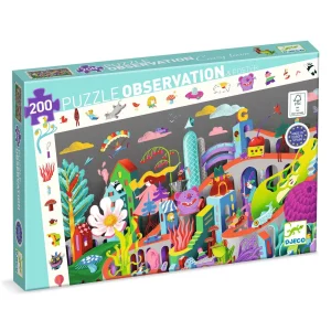 Puzzle Crazy Town 200 piezas - Djeco