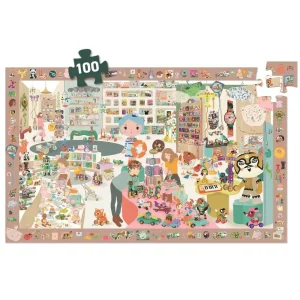 Puzzle de Observación La Tiendita 100 piezas- Djeco