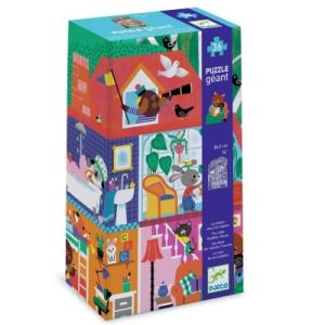 Puzzle Gigante La casa de los amiguitos 36 piezas - Djeco