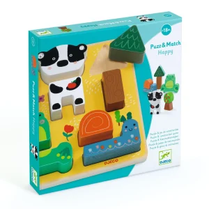 Puzzle Madera Relieve Puzz Match Happy