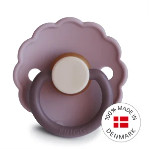 Chupete Redondo de Caucho Natural X1 Daisy Talla 1 Lavender Haze - Frigg