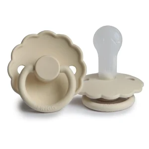Chupete Redondo Silicona X1 Daisy Talla 2 Cream - Frigg