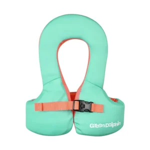 Chaleco Flotador Green Lock Verde Agua 19 a 30 kg - Green Dolphin