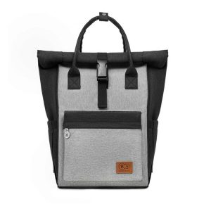 Mochila Maternal / Pañalera Moonpack Gris - Kinderkraft