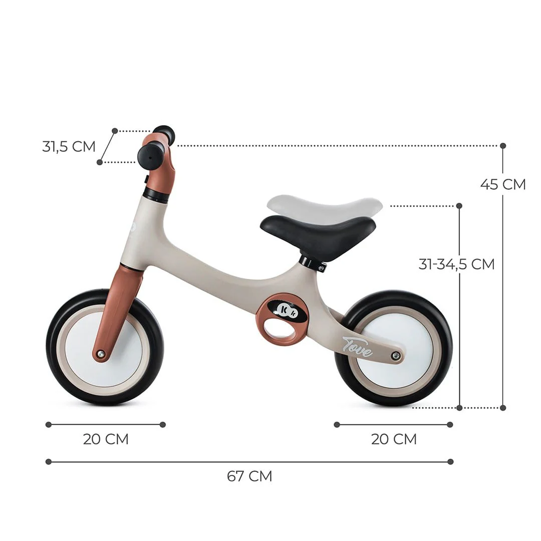 Bicicleta balance TOVE beige - Imagen 4