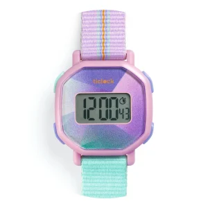 Reloj digital prisma morado - Little Big Room