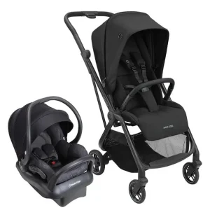 Travel system coche de paseo Leona Essential negro - Maxi-Cosi