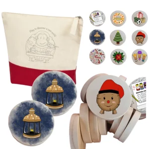 Juego de memoria Navideño Tió 18 piezas